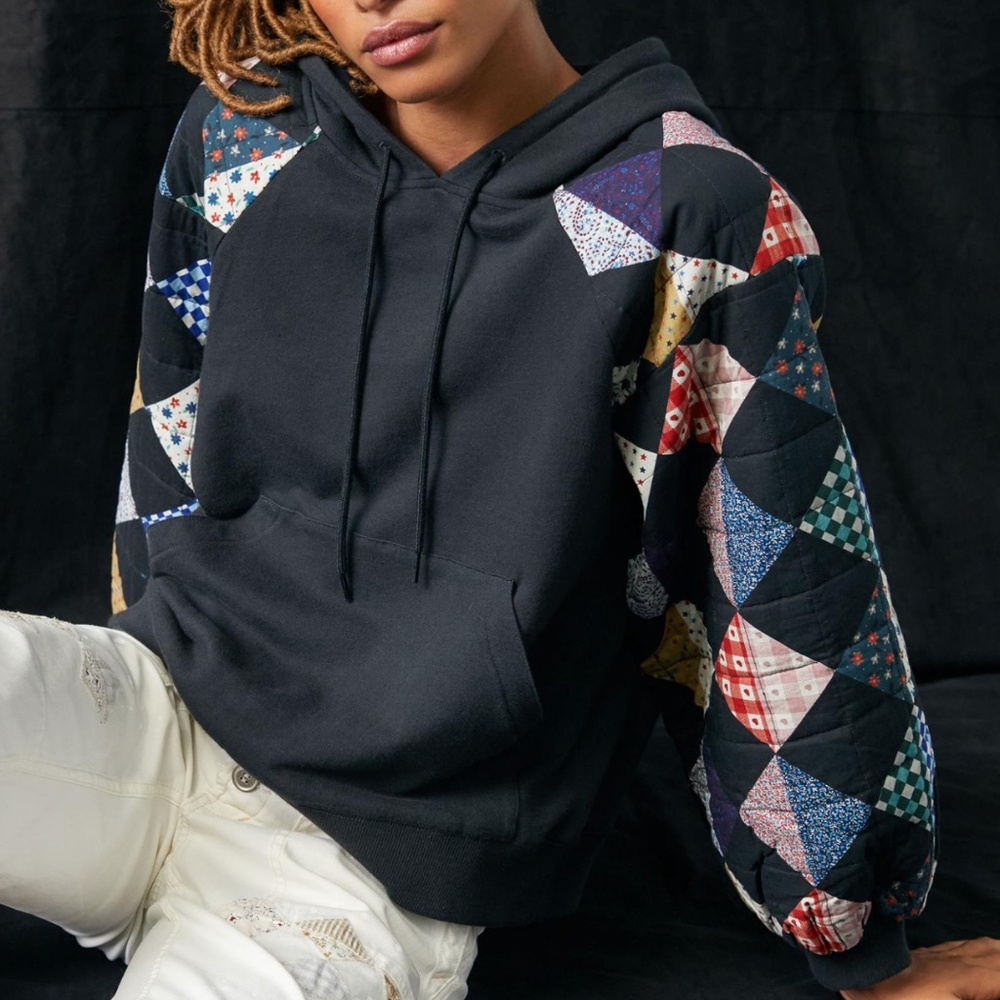 Othilia Quilted Patchwork Hoodie